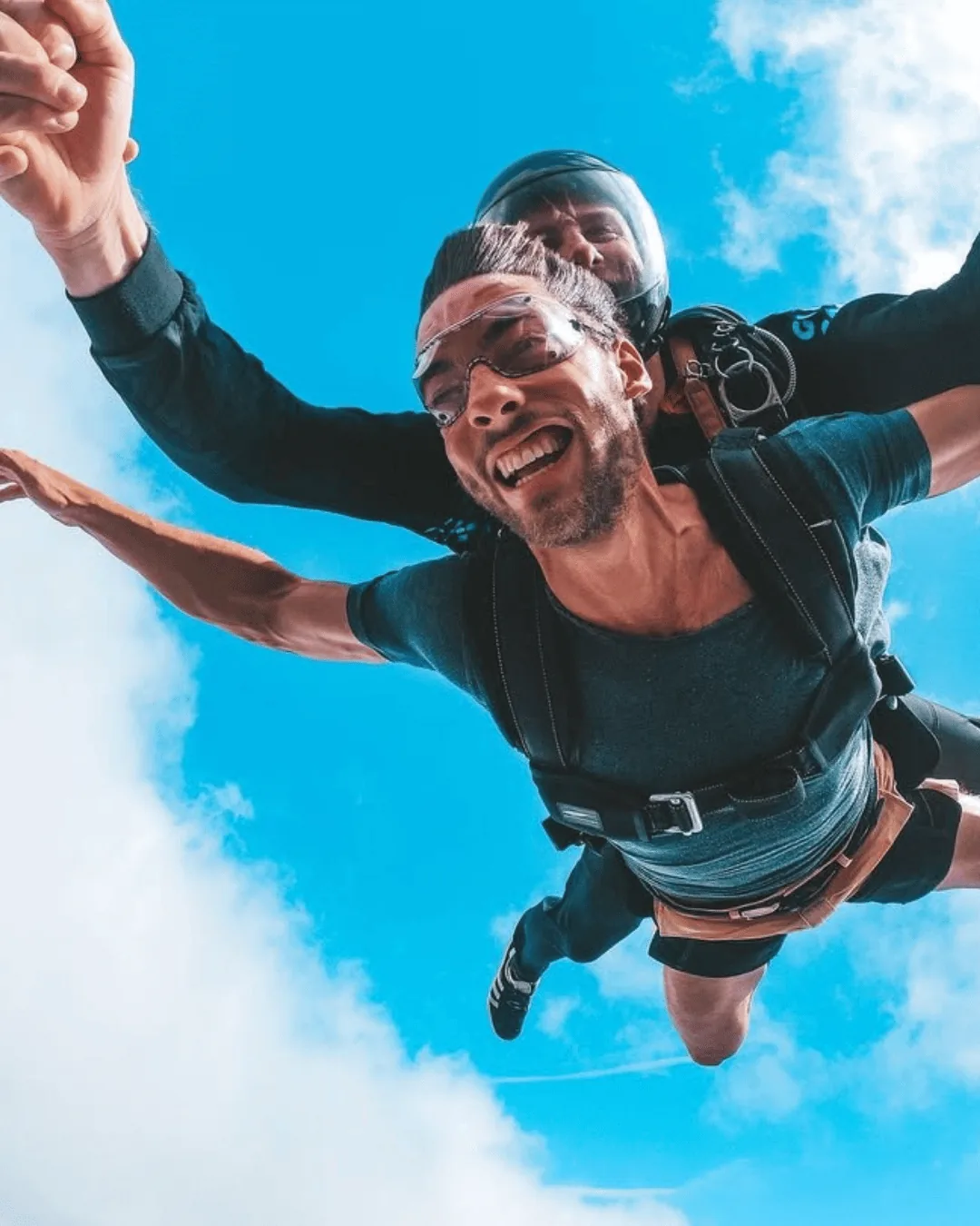 Tandem au milieu des nuages
