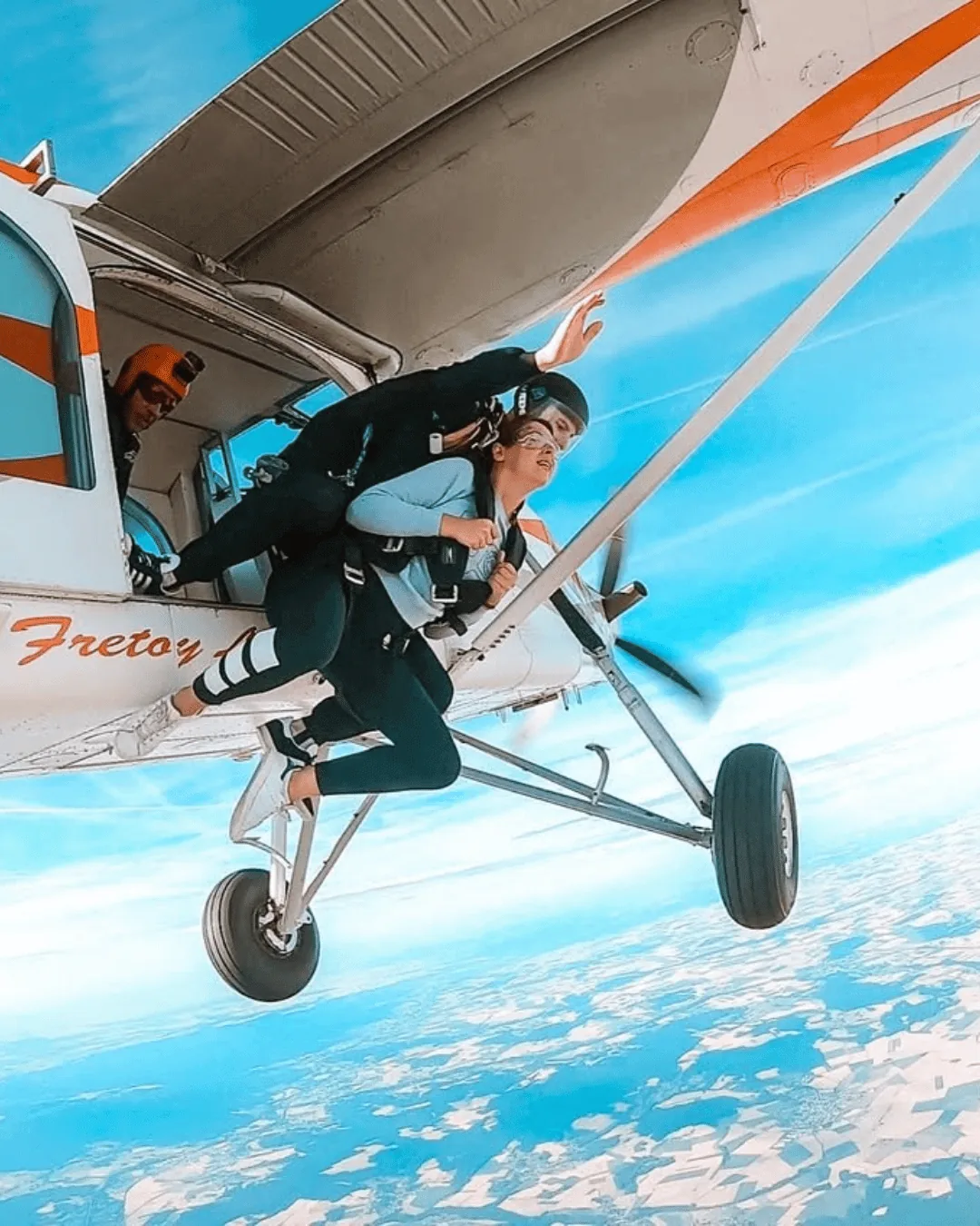 Le grand saut à 4 000 mètres de hauteur